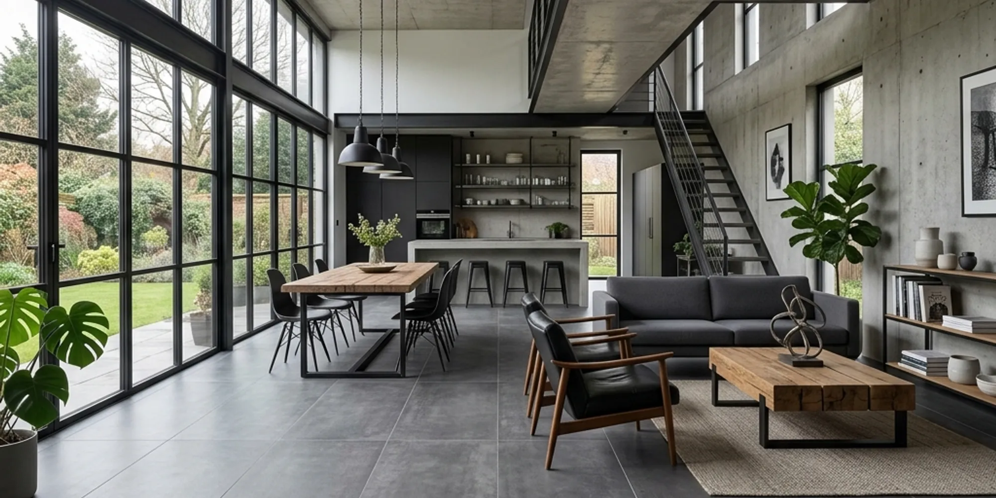 Carrelage effet béton