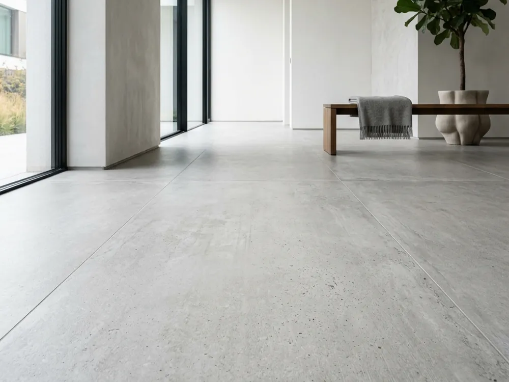 Pose de carrelage grand format with système de nivellement
