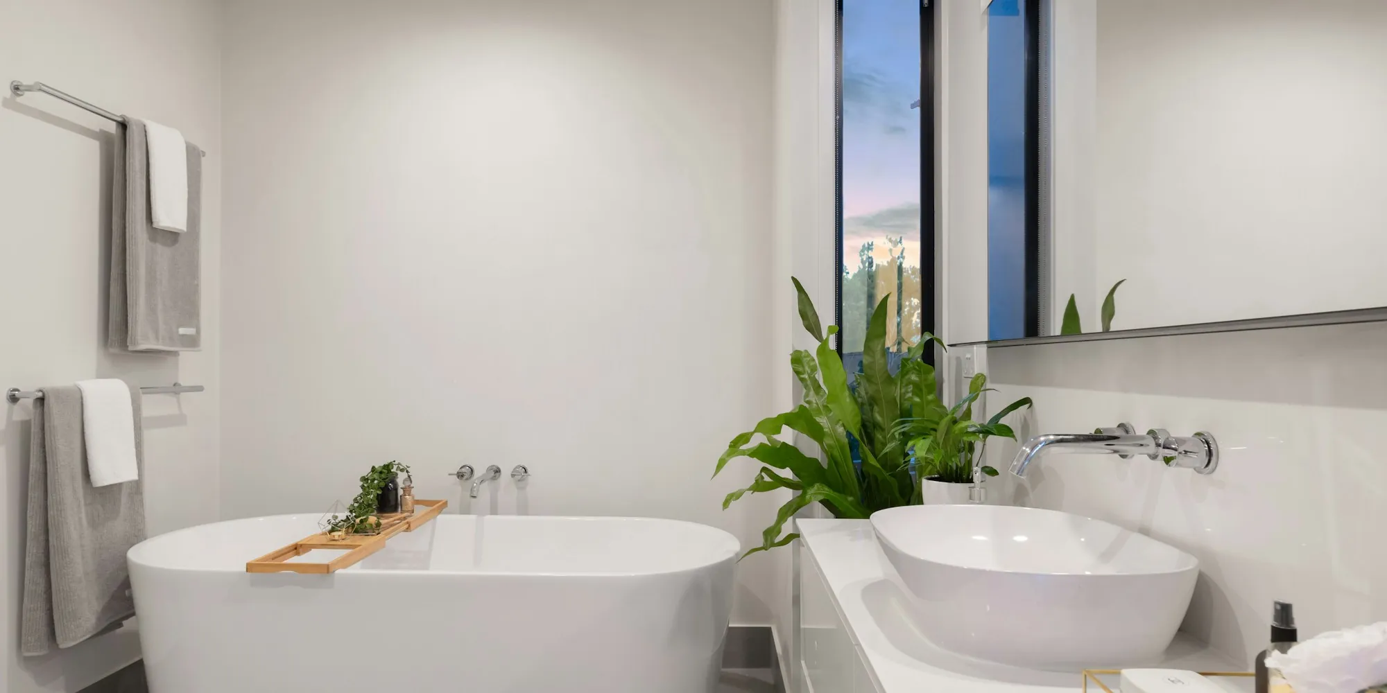 Salle de bain carrelée