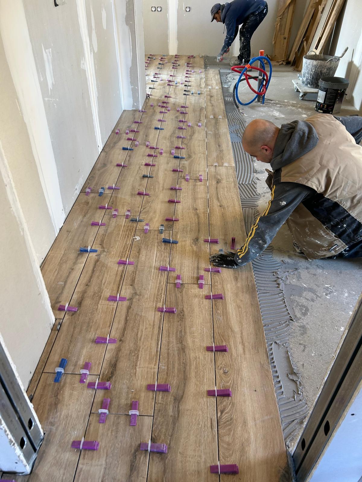Carrelage imitation parquet à Marly - Photo 2